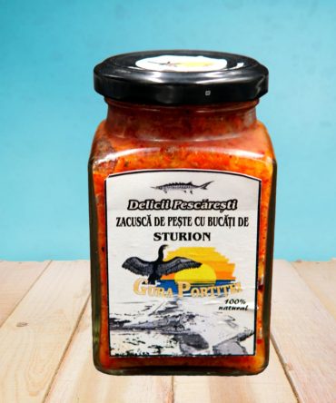 Zacuscă de peşte cu bucăţi de sturion