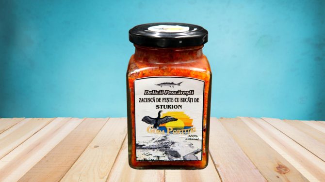 Zacuscă de peşte cu bucăţi de sturion