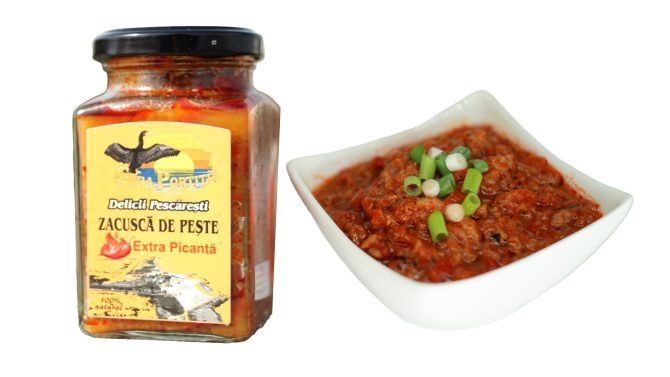 Zacuscă de pește extra picantă