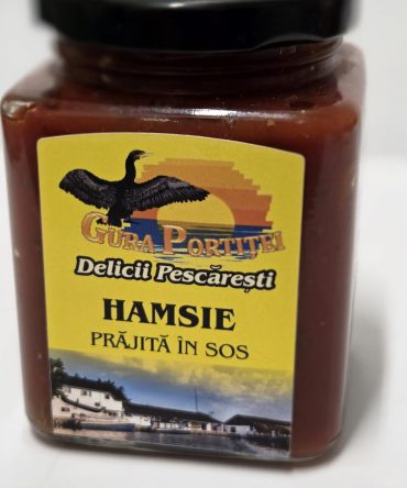 Hamsie prajita in sos