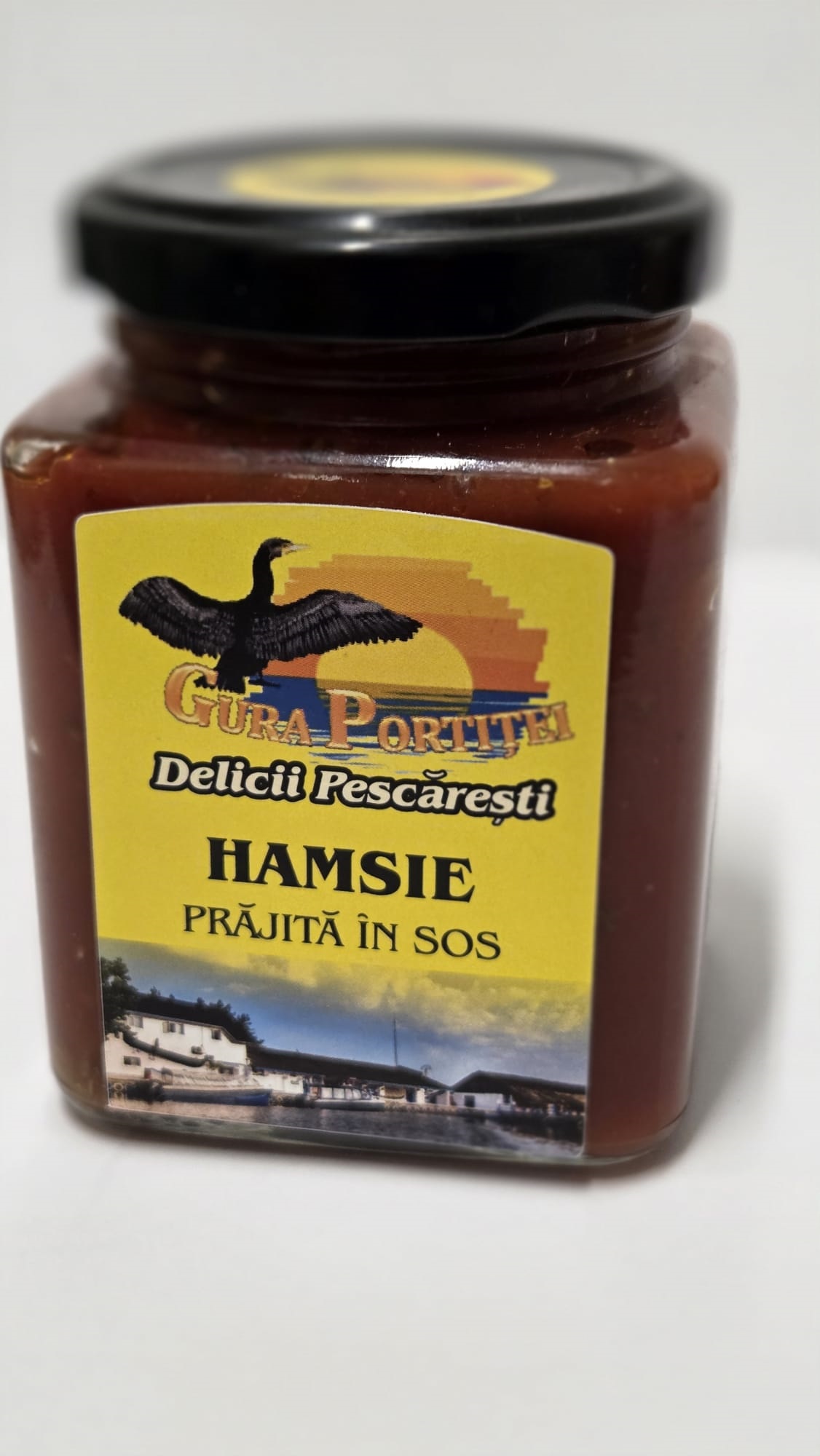 Hamsie prajita in sos